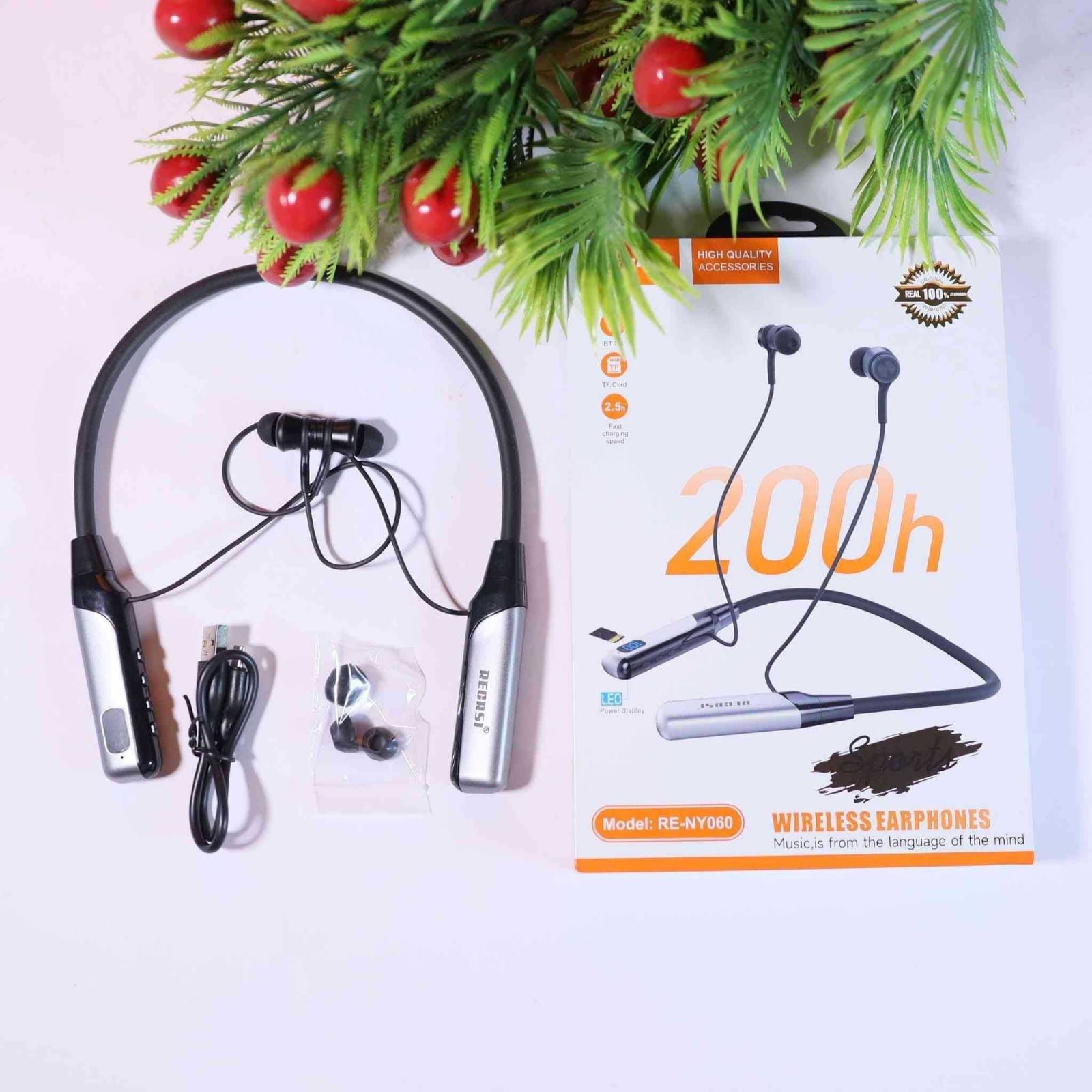 RECRSI RE-NY060 Premium Neckband Wireless Earphone